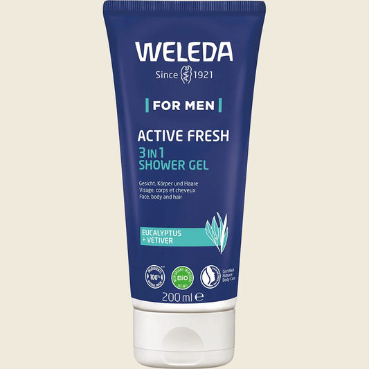 Weleda For Men Active Fresh Invigorating Shower Gel 200ml
