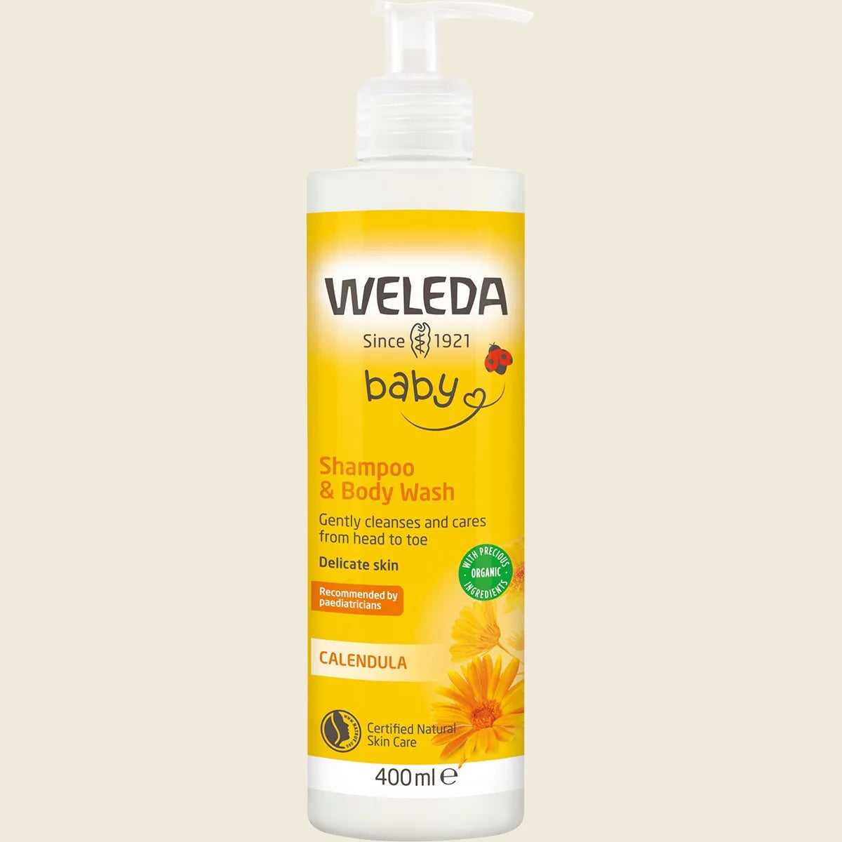 Calendula Shampoo & Body Wash Baby 400ml