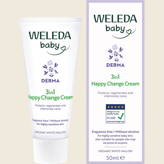 Baby Nappy Change Cream White Mallow Fragrance Free 50ml