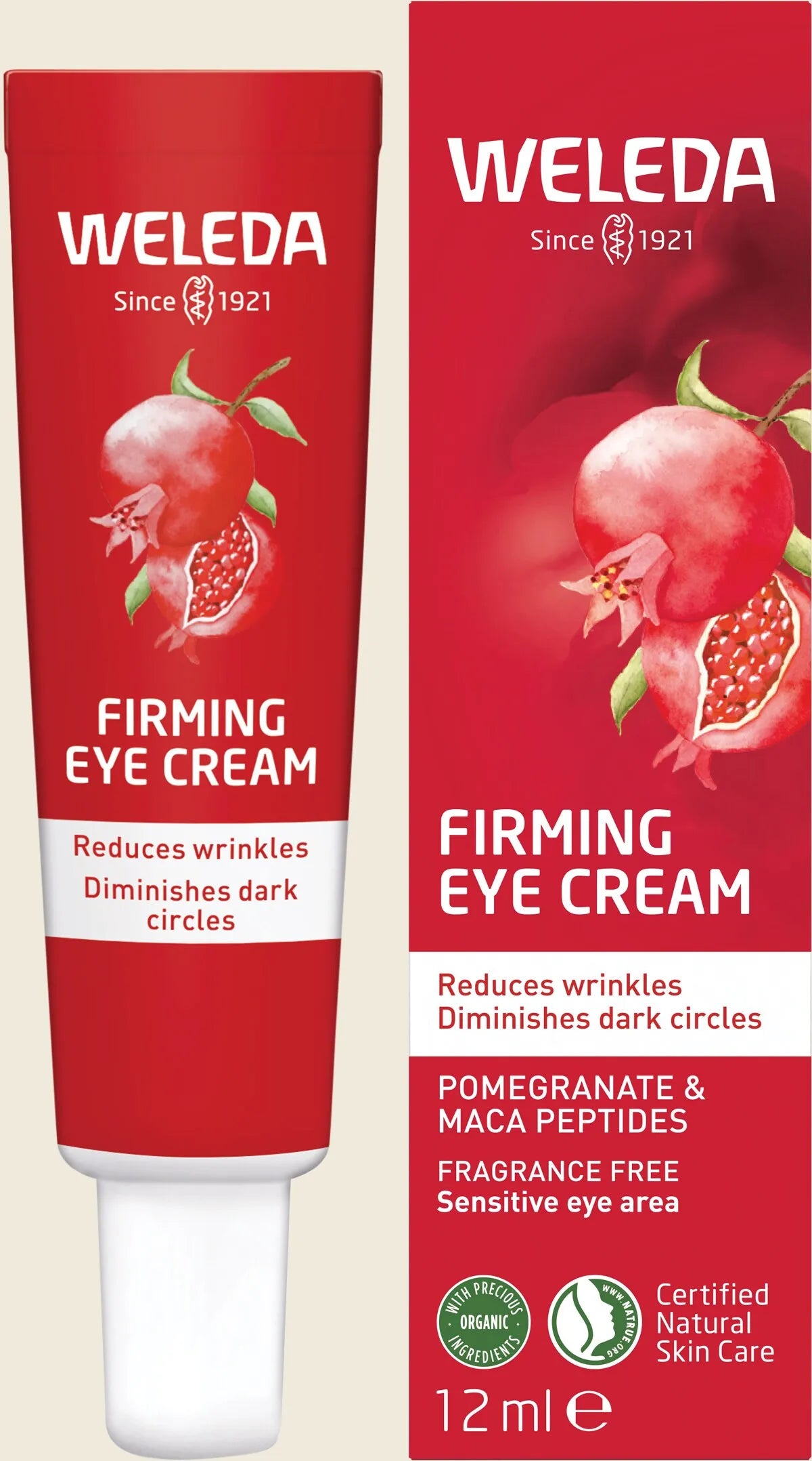 Firming Eye Cream Pomegranate & Maca Peptides 12ml