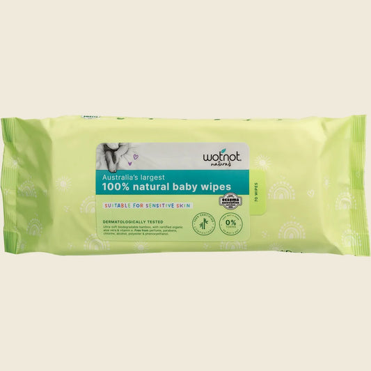 Natural Baby Wipes 70pk