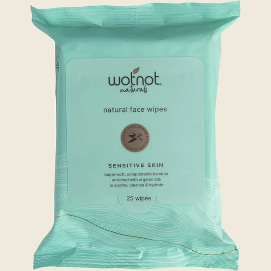 Natural Face Wipes Sensitive 25pk