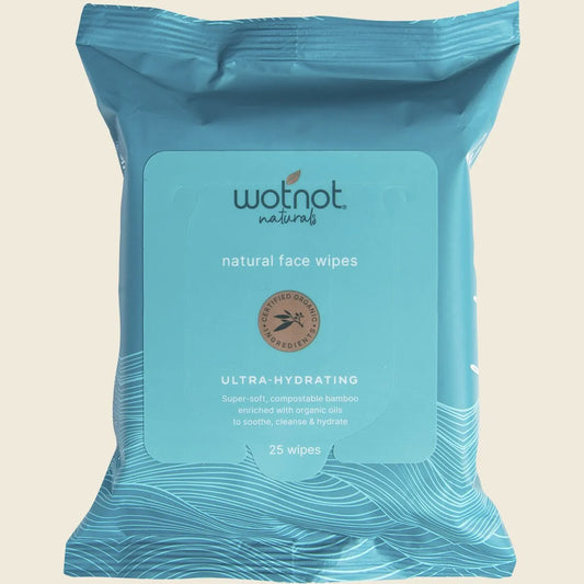 Natural Face Wipes Ultra-Hydrating 25pk
