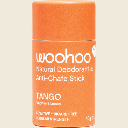 Woohoo Deodorant & Anti-chafe Stick Tango (sensitive Bicarb Free) 60g