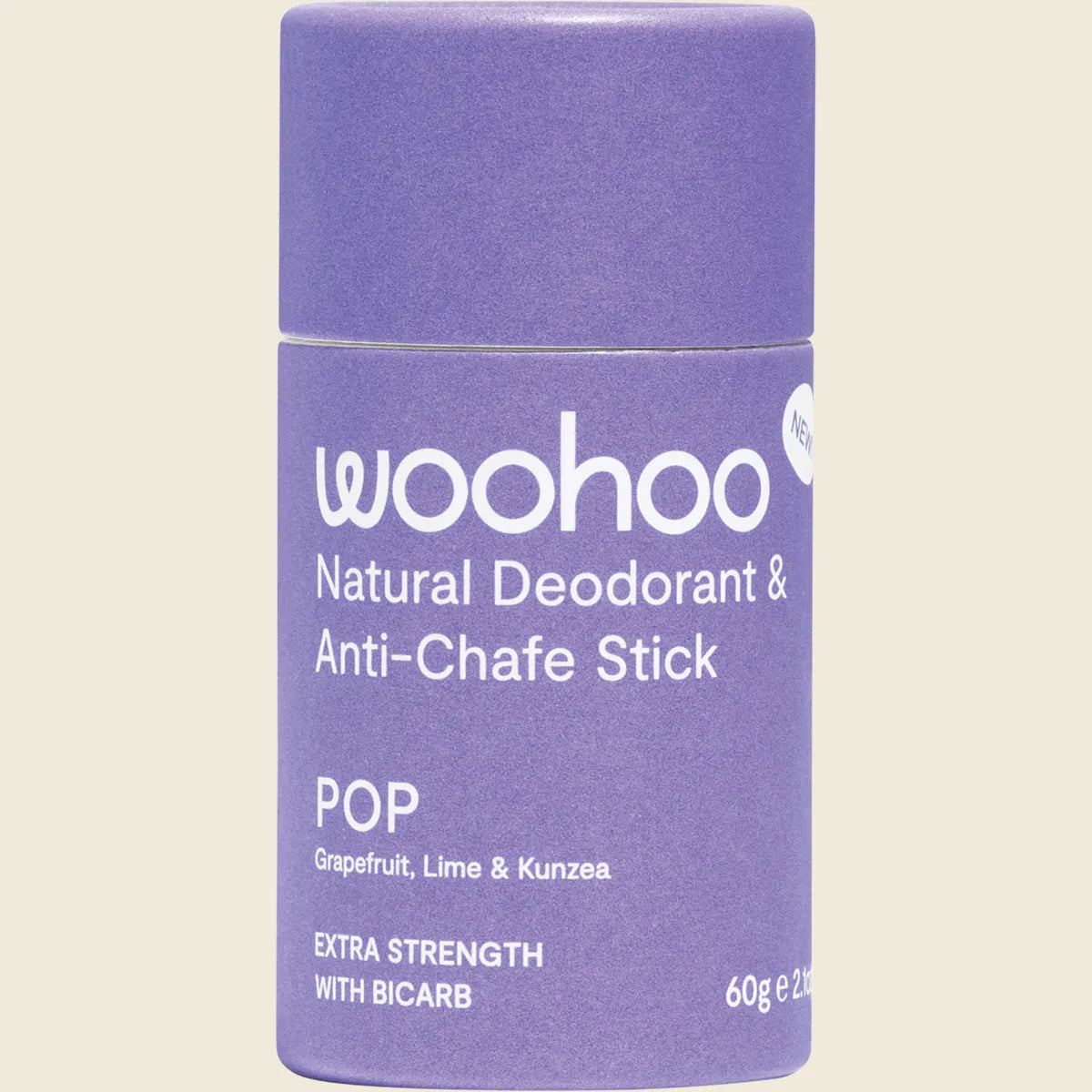 Natural Deodorant Stick Pop Extra Strength 60g