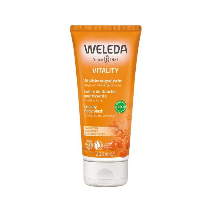 Weleda Vitality Shower Cream Sea Buckthorn 200ml