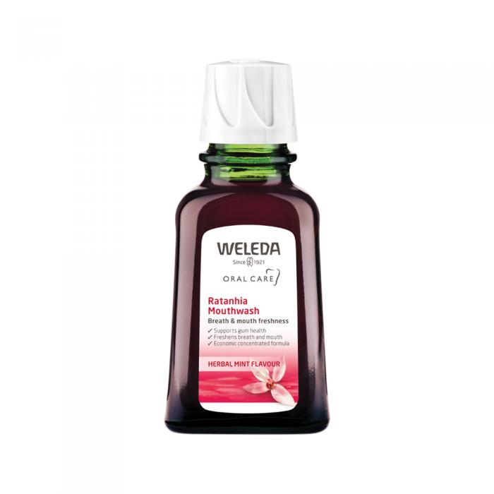 Weleda Oral Care Mouthwash Ratanhia (herbal Mint Flavour) 50ml