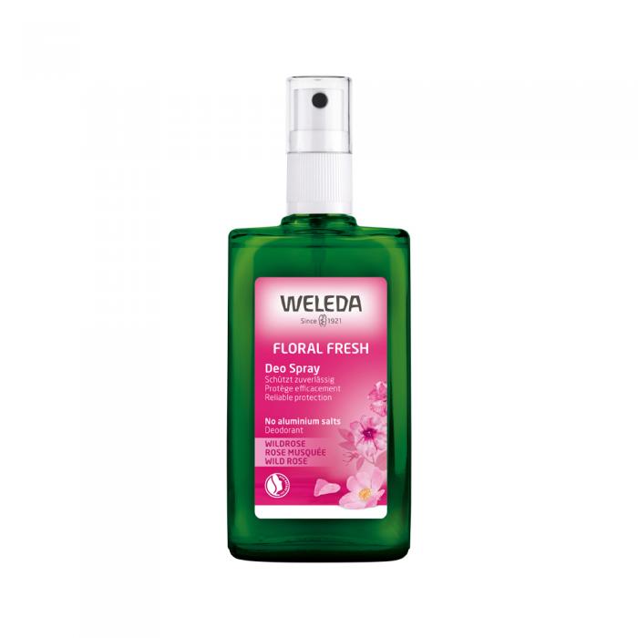 Weleda Organic Deo Spray Floral Fresh (wild Rose) 100ml