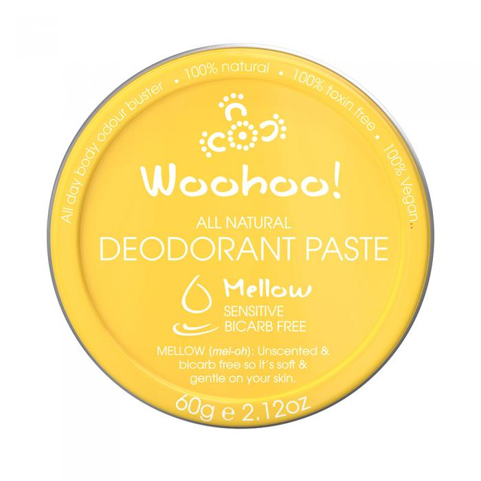 Woohoo Deodorant Paste Mellow (sensitive) Tin 60g