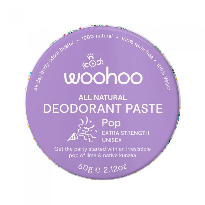 Woohoo Deodorant Paste Pop (extra Strength) Tin 60g