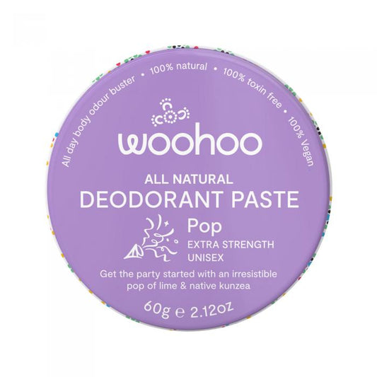 Woohoo Deodorant Paste Pop (extra Strength) Tin 60g