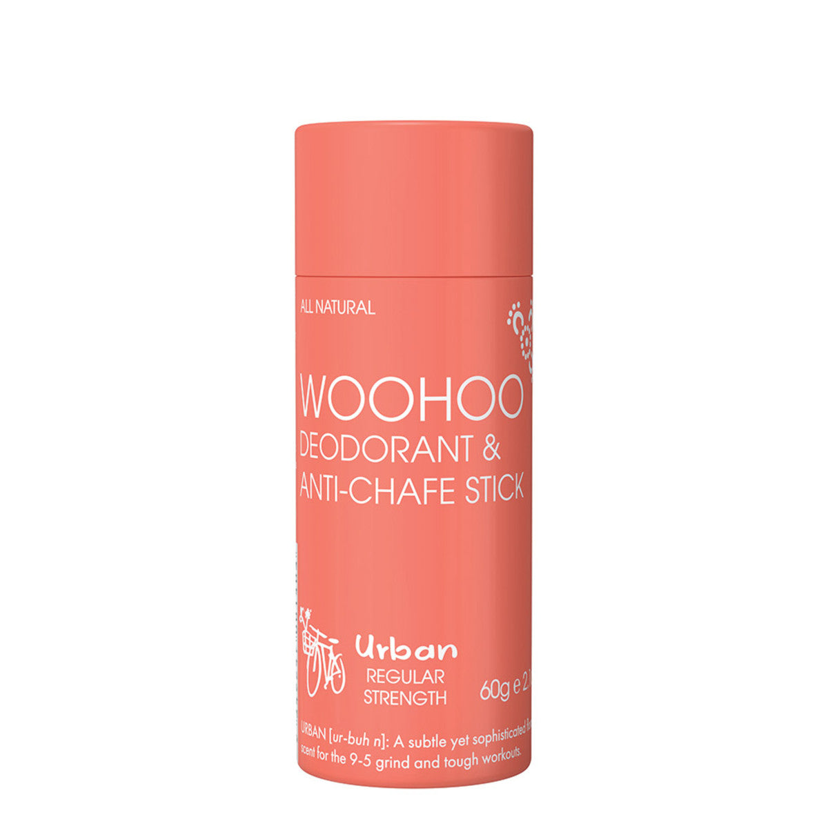 Woohoo Deodorant & Anti-chafe Stick Urban 60g