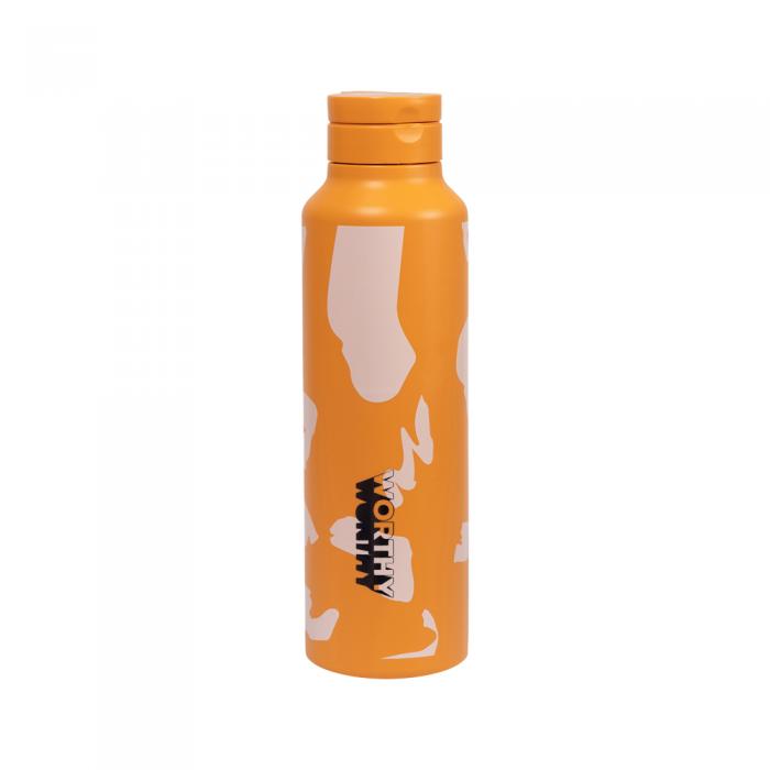 Worthy Sugarcane Drink Bottle Retro Orange 750ml