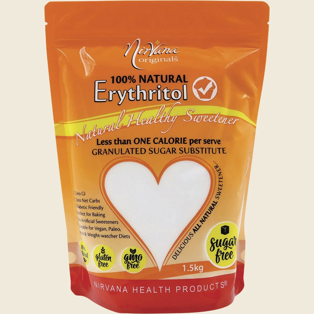 Erythritol 100% Natural 1.5kg