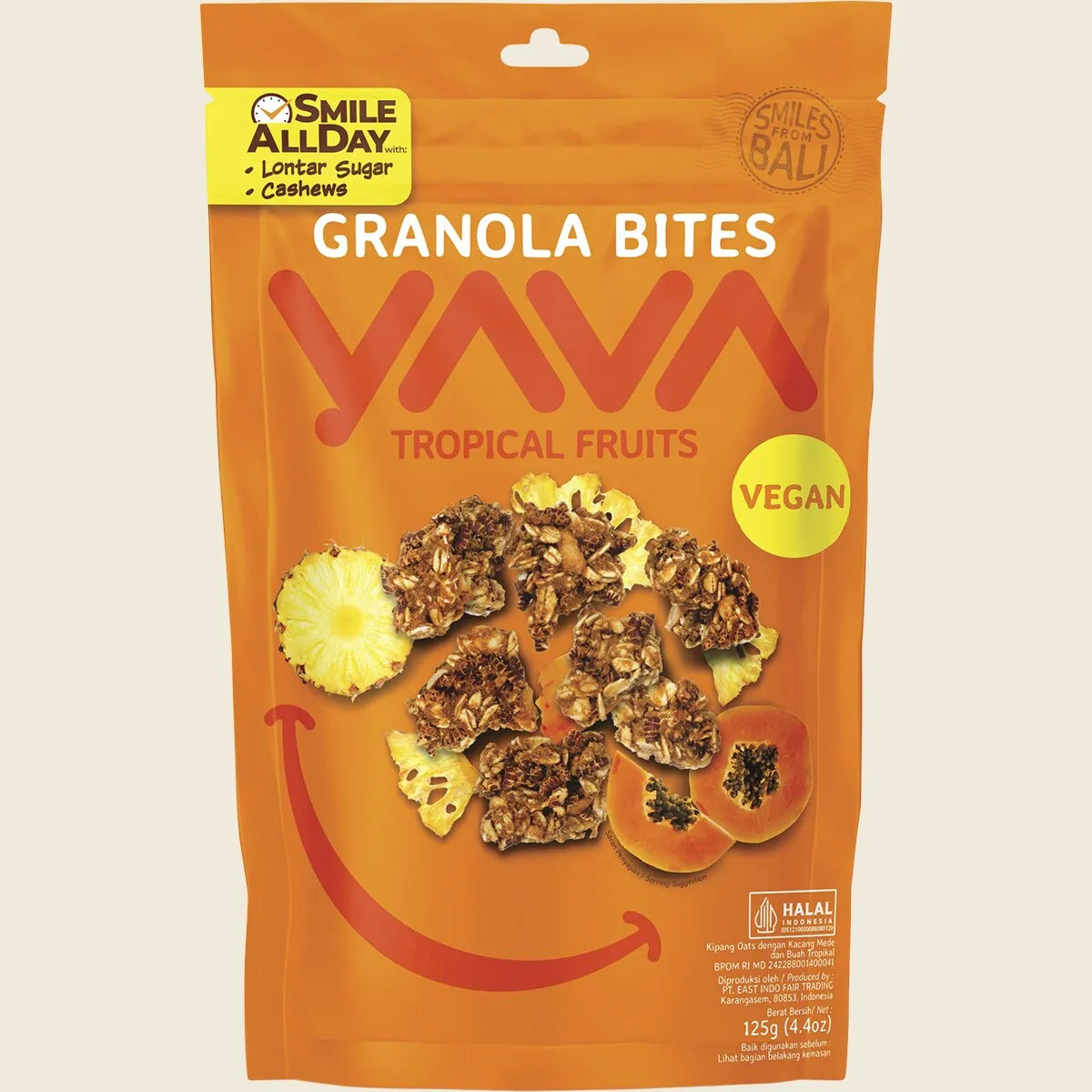 Granola Bites Tropical Fruits 125g