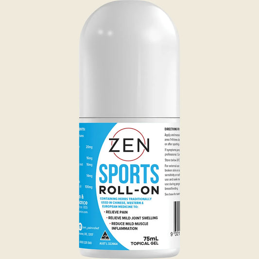 Zen Therapeutics Sports (therapeutic Massage Liniment) Roll-on 75ml