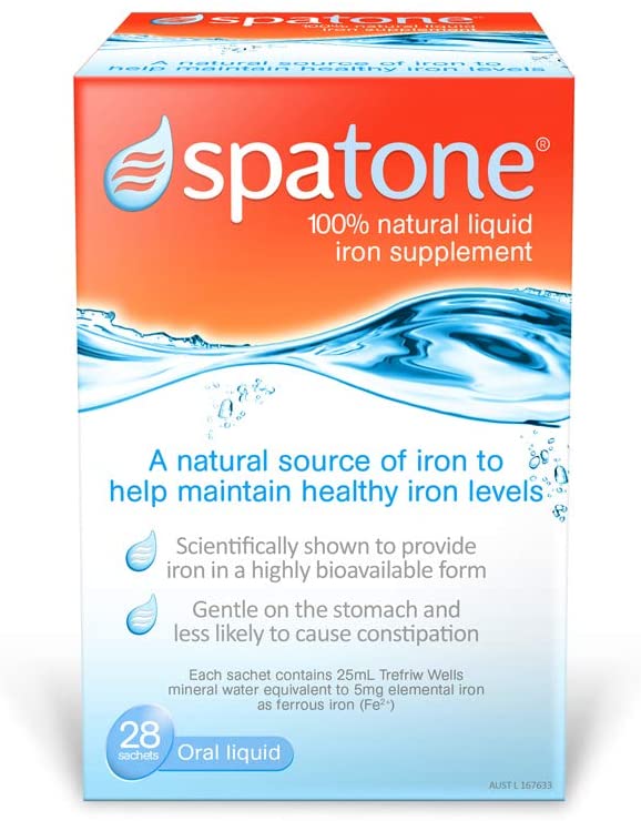Spatone Liquid Iron Supplement Apple Sachets 25ml X 28 Pack