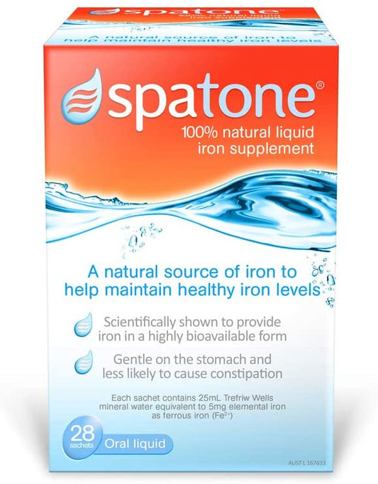 Spatone Liquid Iron Supplement Apple Sachets 25ml X 28 Pack