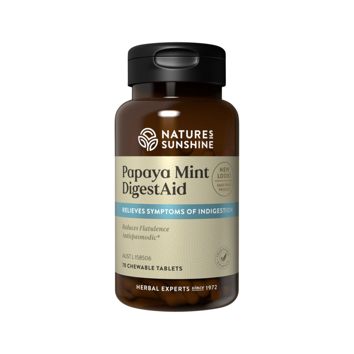 Natures Sunshine Papaya Mint Digestaid 70t