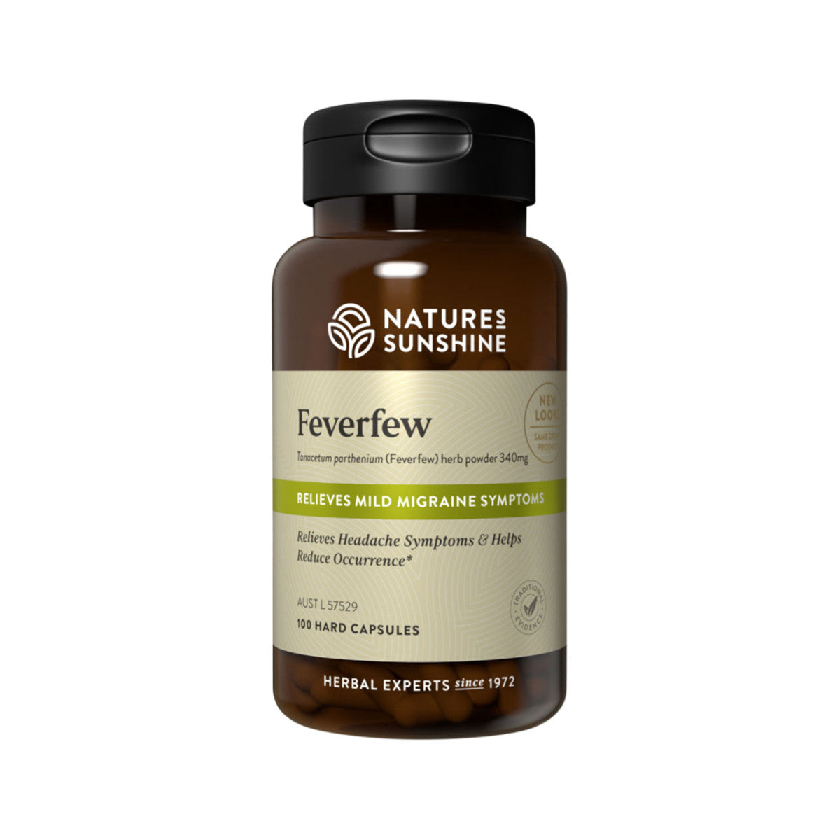 Natures Sunshine Feverfew 340mg 100c