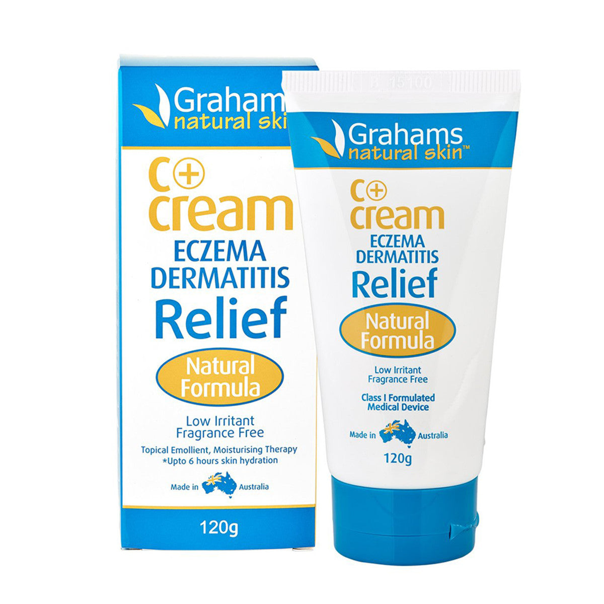 Grahams Natural C+ Cream (eczema & Dermatitis Relief) 120g