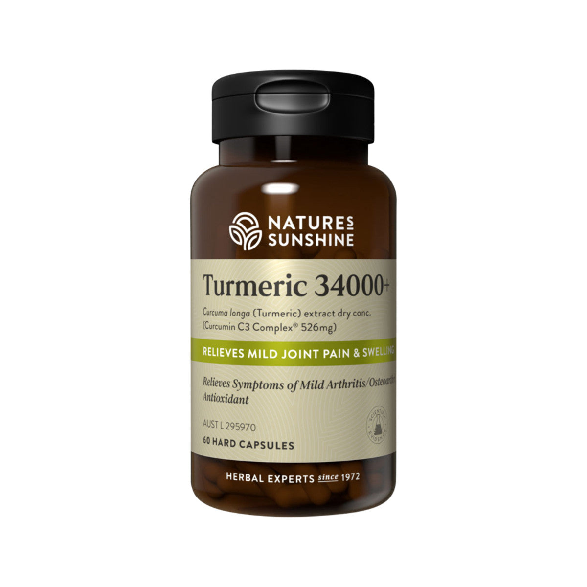 Natures Sunshine Turmeric 34000+ 60c