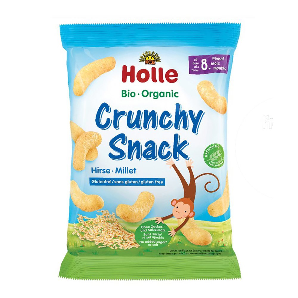 Holle Organic Millet Crunchy Snack 8x25g