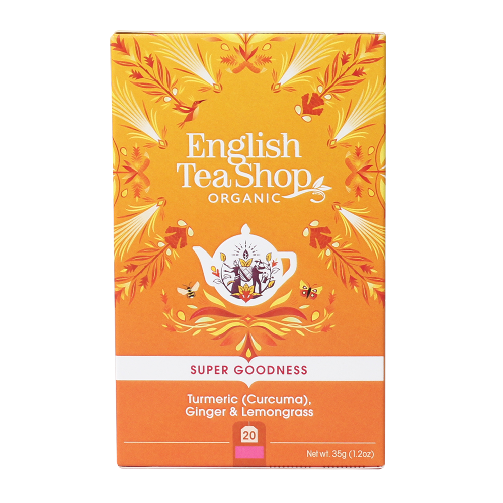 English Tea Shop Organic Turmeric, Ginger & Lemongrass 6x20pc