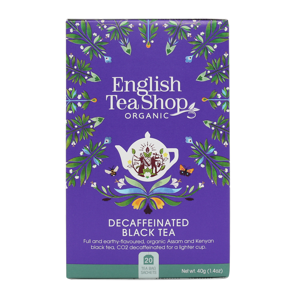 ENGLISH TEA SHOP Organic Decaffeinated Black Tea 20pc