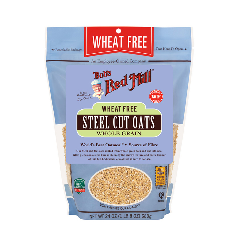 Bob's Red Mill Steel Cut Oats Pure Wheat Free 4x 680g