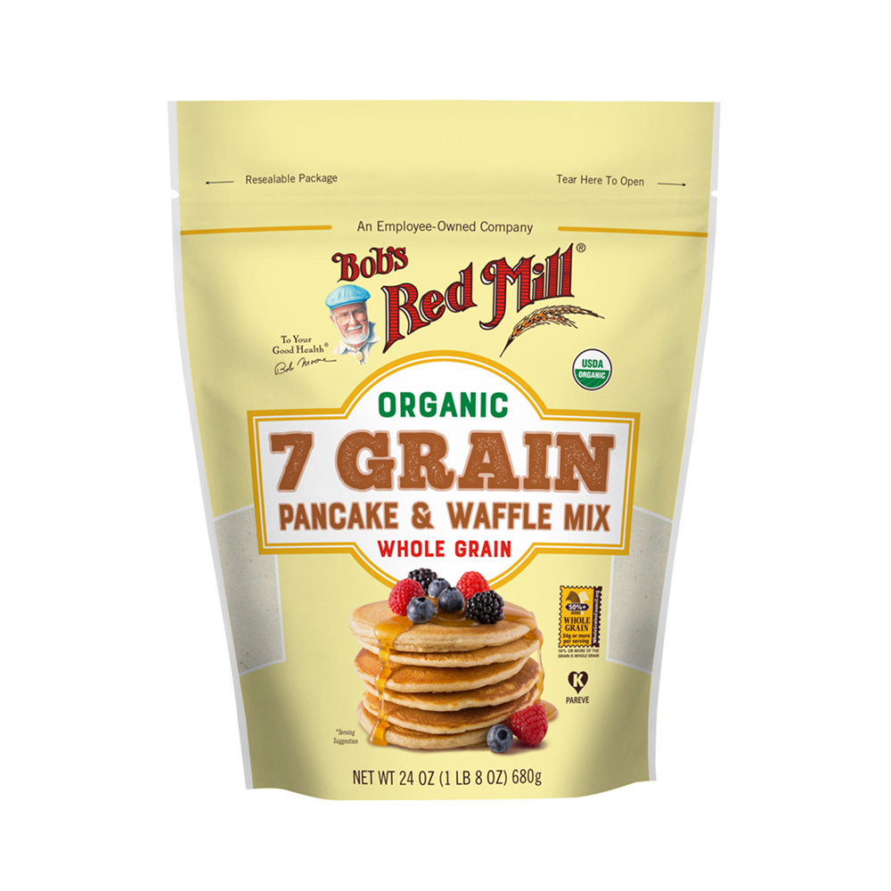 Bob's Red Mill Organic 7 Grain Pancake & Waffle Mix 4x 680g