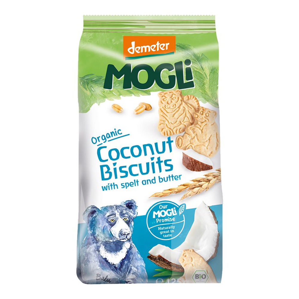 Mogli Organic Coconut Biscuits 7x125g