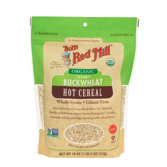 Bob's Red Mill Organic Creamy Buckwheat Cereal 4x 510g