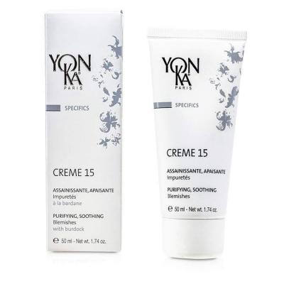Yonka Specifics Creme 15 With Burdock - Purifying, Soothing (For Blemishes) 50ml/1.74oz