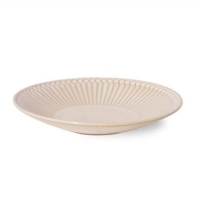 Minoro Touki Minoyaki Ultra Light 14.7CM Ceramic Dish (Beige)- # Beige