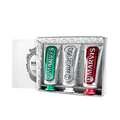 Marvis 3 Flavours Box: 1xClassic Strong Mint Toothpaste+1xWhitening Mint Toothpaste+1xCinnamon Mint Toothpaste 3pcs