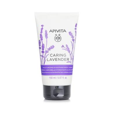 Apivita Caring Lavender Moisturizing & Soothing Body Cream - For Sensitive Skin 150ml/4.74oz