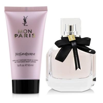 Yves Saint Laurent Mon Paris Coffret: Eau De Parfum Spray 50ml/1.6oz + My Perfumed Body Lotion 50ml/1.6oz 2pcs