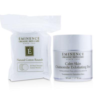 Eminence Calm Skin Chamomile Exfoliating Peel (with 35 Dual-Textured Cotton Rounds) 50ml/1.7oz