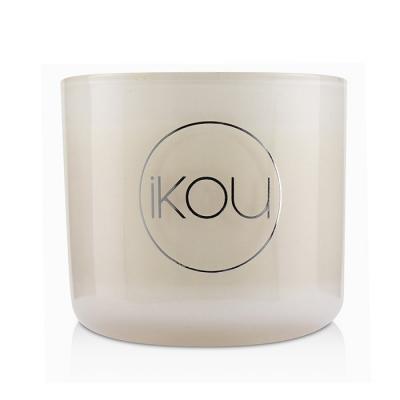 iKOU Essentials Aromatherapy Natural Wax Candle Glass - Joy (Australian White Flannel Flower) 85g