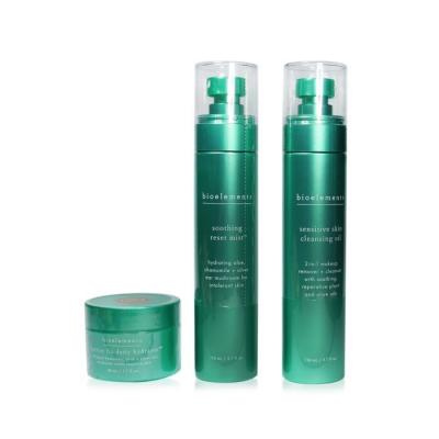 Bioelements 3-Step Starter Set : Sensitive Skin Cleansing Oil 110ml + Soothing Reset Mist 110ml + Barrier Fix Daily Hydrator 50ml 3pcs