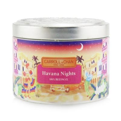 Carroll & Chan 100% Beeswax Tin Candle - Havana Nights (8x6) cm