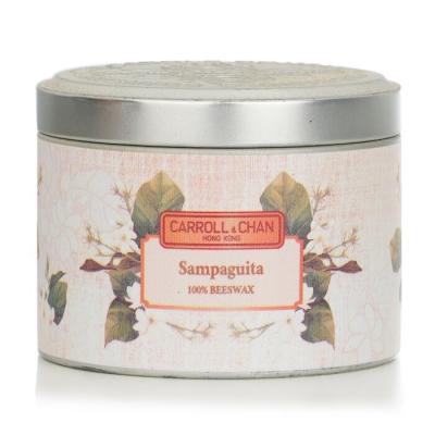 Carroll & Chan 100% Beeswax Tin Candle - Sampaguita (8x6) cm