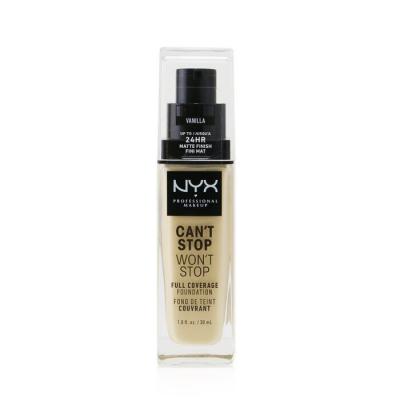 NYX Can't Stop Won't Stop Full Coverage Foundation - # Vanilla 30ml/1oz