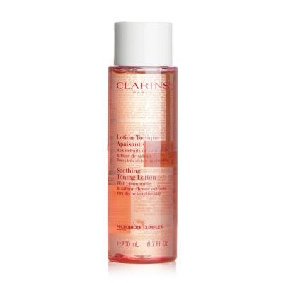 Clarins Soothing Toning Lotion with Chamomile & Saffron Flower Extracts - Very Dry or Sensitive Skin (Box Slightly Damaged) 200ml/6.7oz