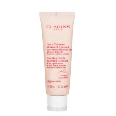 Clarins Soothing Gentle Foaming Cleanser with Alpine Herbs & Shea Butter Extracts - Very Dry or Sensitive Skin 125ml/4.2oz