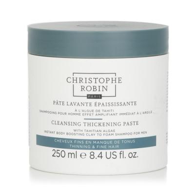 Christophe Robin Cleansing Thickening Paste with Tahitian Algae For Men (Instant Body Boosting Clay to Foam Shampoo) 250ml/8.4oz