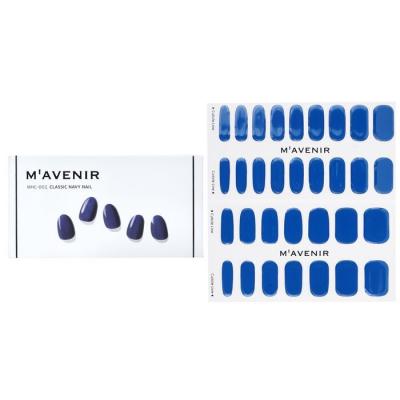 Mavenir Nail Sticker (Blue) - # Classic Navy Nail 32pcs