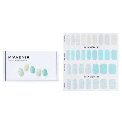 Mavenir Nail Sticker (Blue) - # Blue In Tweed Nail 32pcs