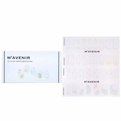 Mavenir Nail Sticker (White) - # Happy Sunny Day Nail 32pcs